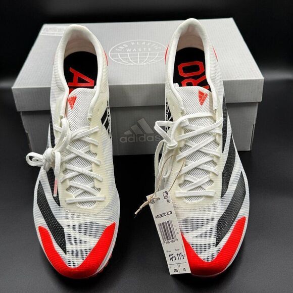 Adidas Adizero XCS 'White Solar Red' Track shoes - Picture 5 of 10